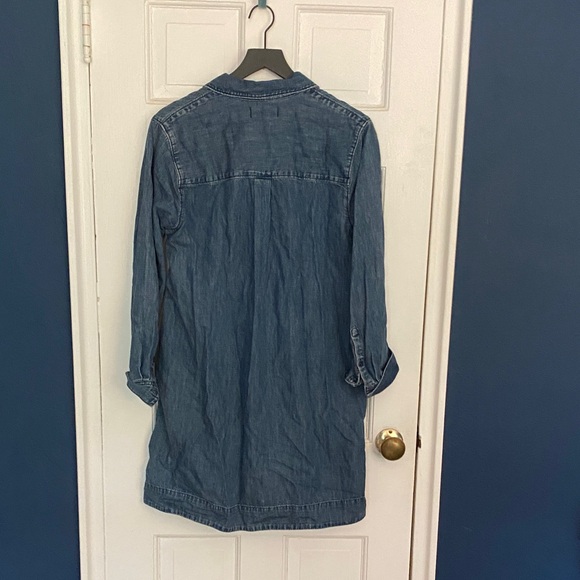 Madewell Denim Shirtdress w pockets - Picture 3 of 3